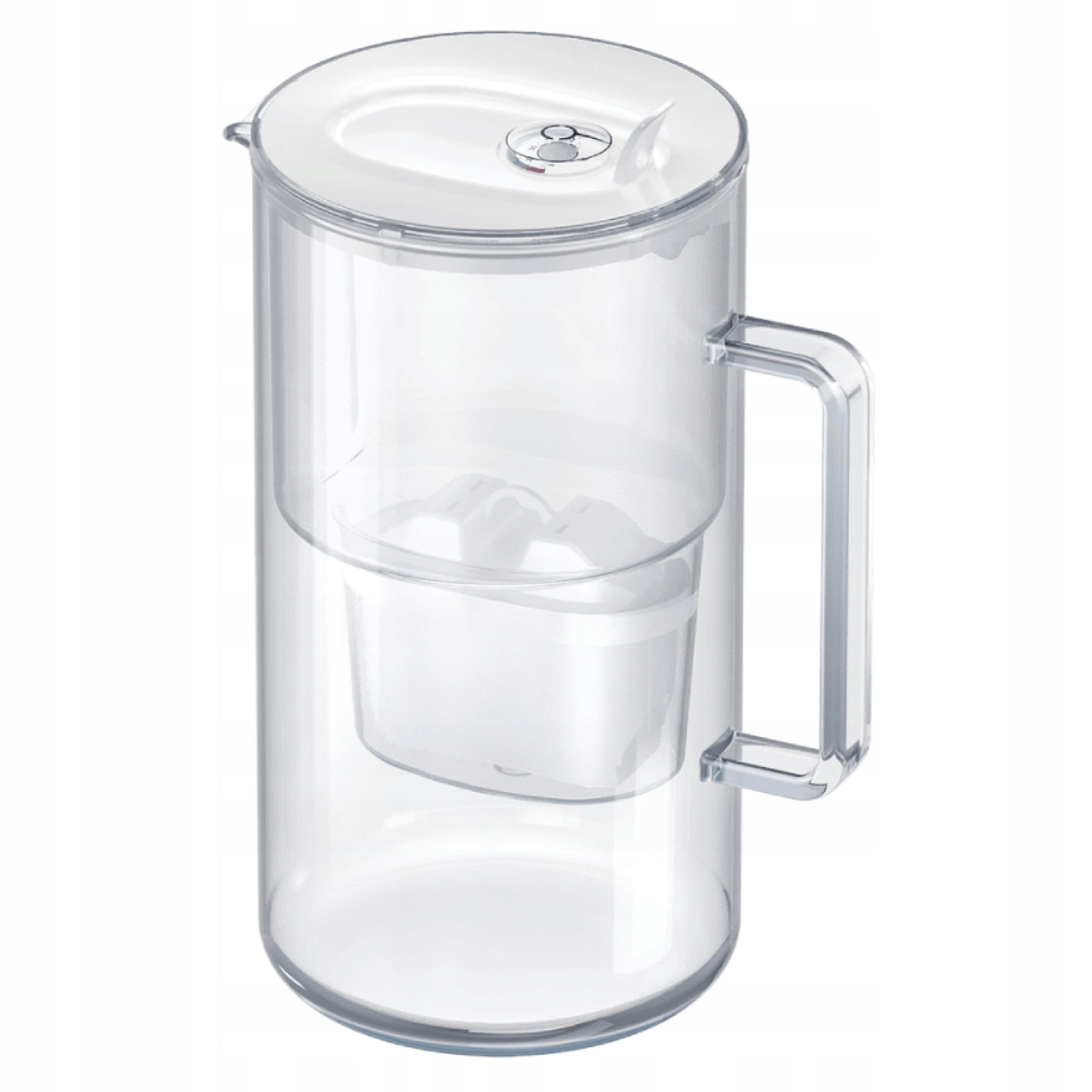 Glass filter jug Aquaphor Glass white + 4 filters Maxfor (1Mg + 3) Brand Aquaphor