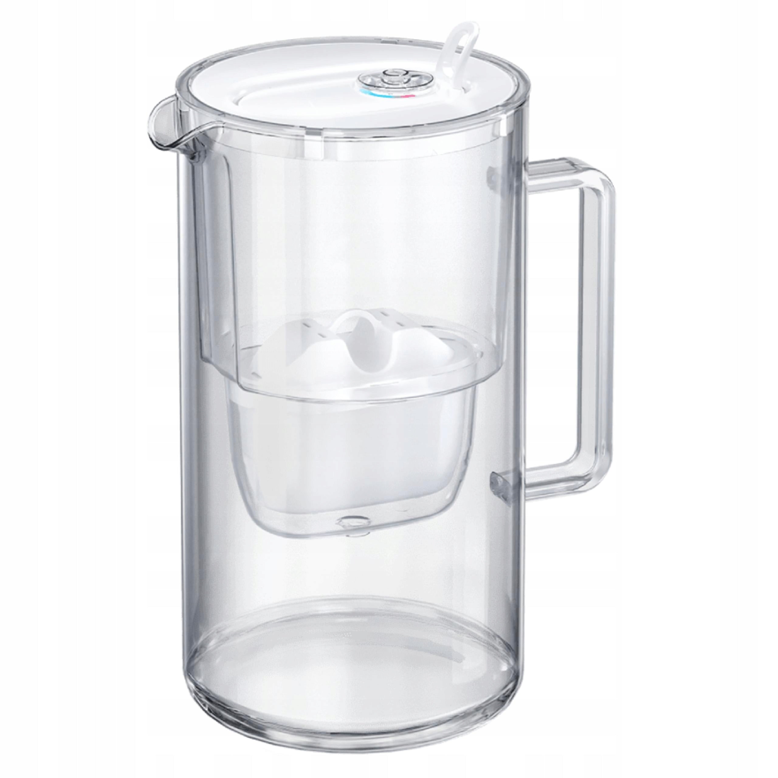 Glass filter jug Aquaphor Glass white + 4 filters Maxfor (1Mg + 3) Model Glass