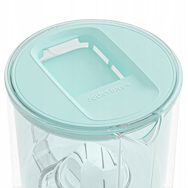 Glass filter jug Wessper WES202-MT 3l Mint 1x aquaclassic filter Total capacity 3 l