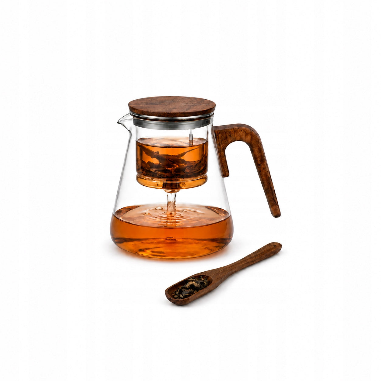 Glass jug with infuser, teapot samadoyo for tea YAMADO 800 ml