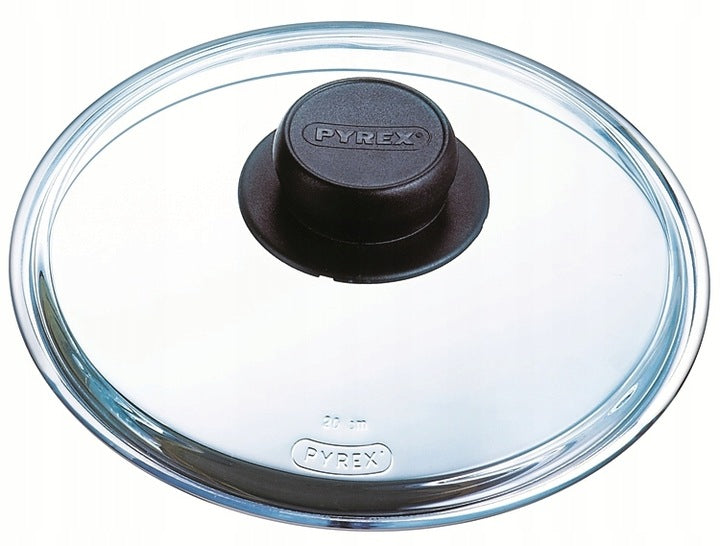 Glass lid low for pan dishes Pyrex 20 cm