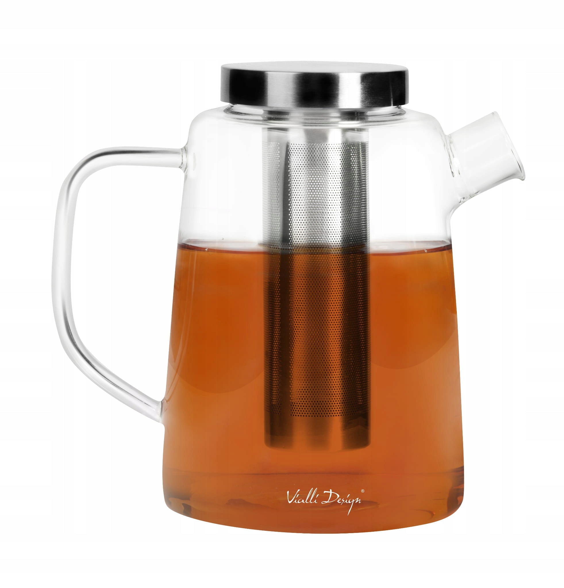 Glass tea infuser jug elegant 1,5L
