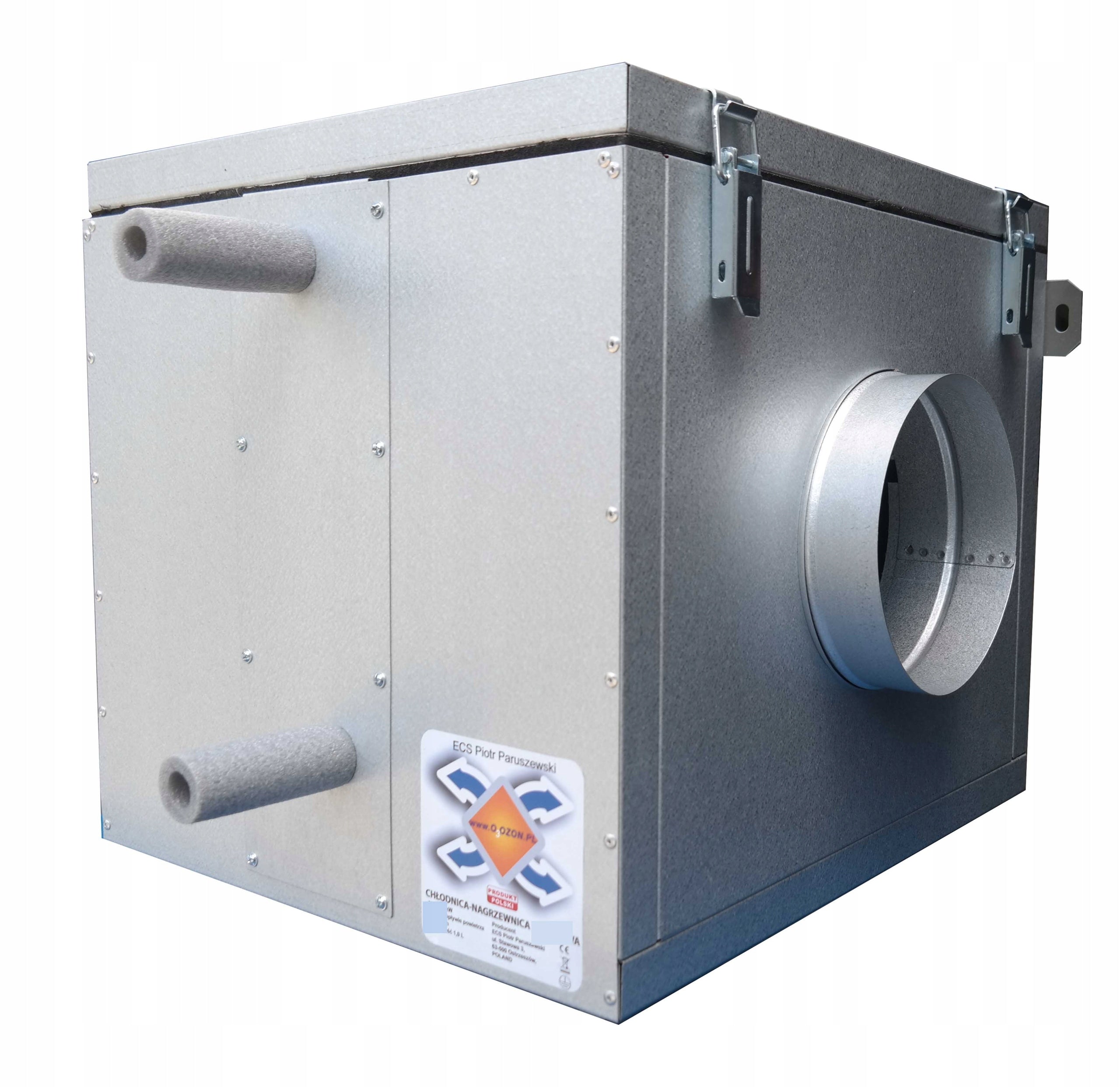 Glycol COOLER for CHANNEL AIR CONDITIONING 250mm 20kW Batteries included no