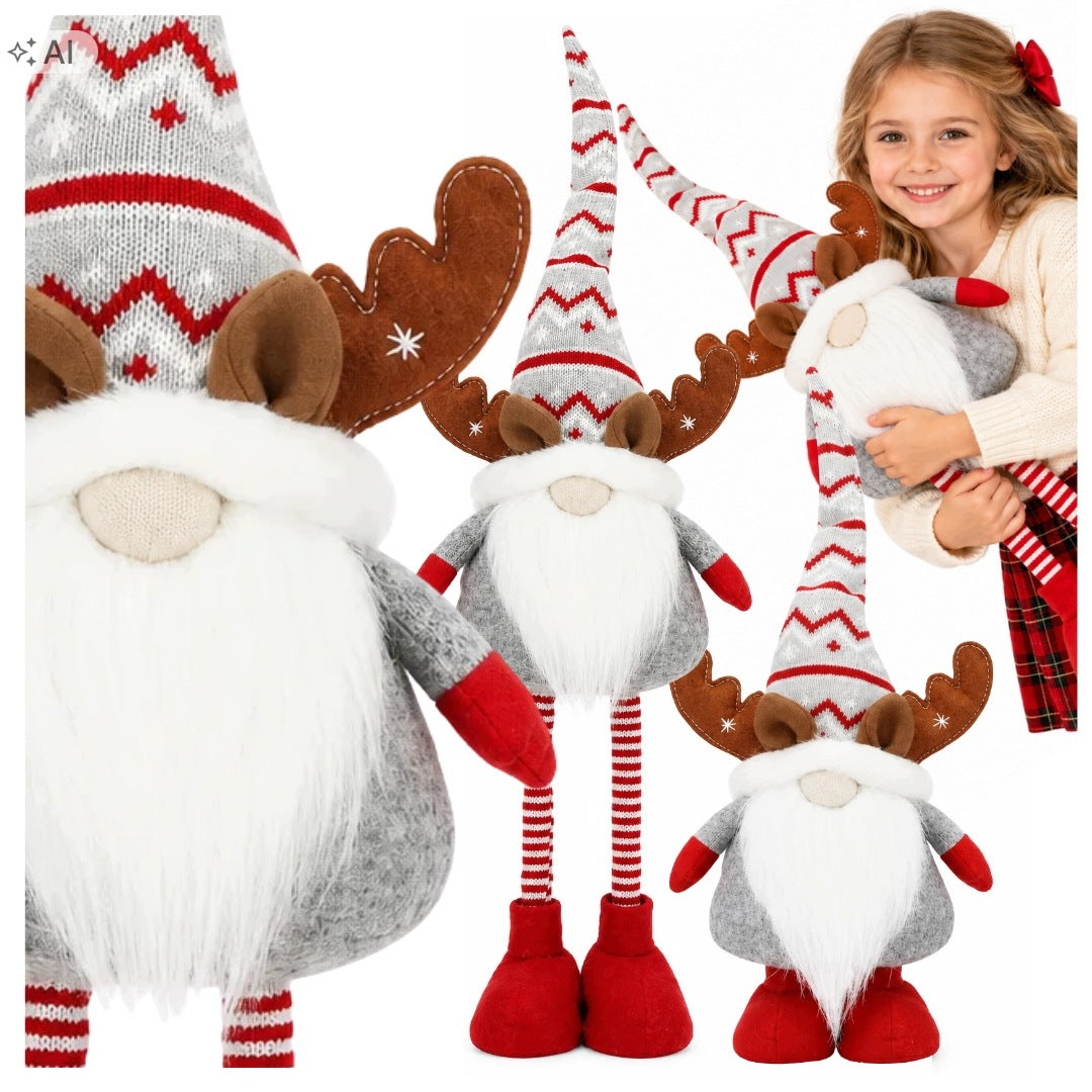 Gnome Christmas Gnome Telescopic High Adjustable Legs LARGE XXL 80cm