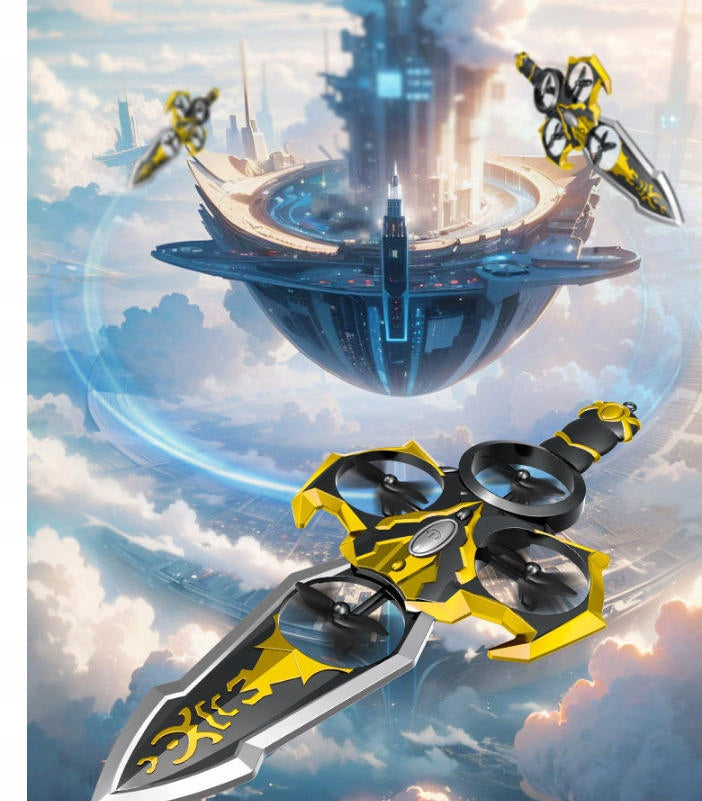 GoaduoyntFlying Sword RC Airplane Gesture Detection Flying Sword Toy Kid's age 18＋ years