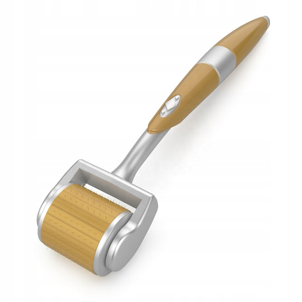 Gold Dermaroller ZGTS 192 titanium needles for home mesotherapy 0,25 mm Brand Dermaroller