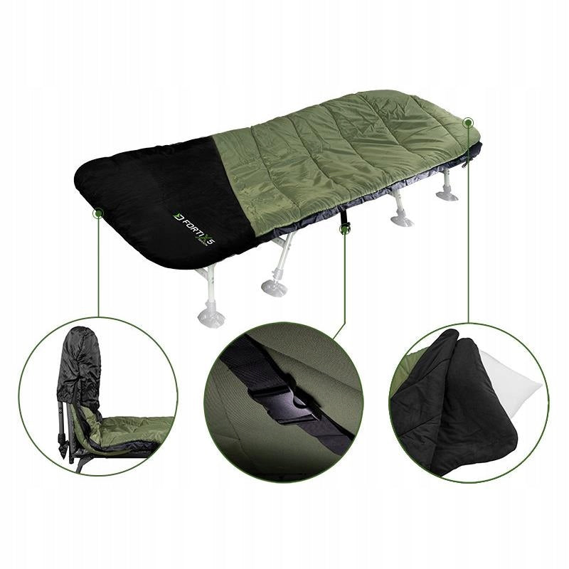 Good quality Delphin FORTIX sleeping bag with micropolar, warm, 220 x 90 cm Manufacturer code 101003003