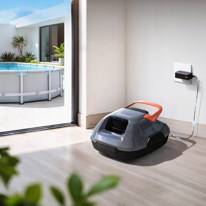 Gosvor Wireless Pool Robot 80m² Automatic Vacuum Cleaner Pro Packaging status original