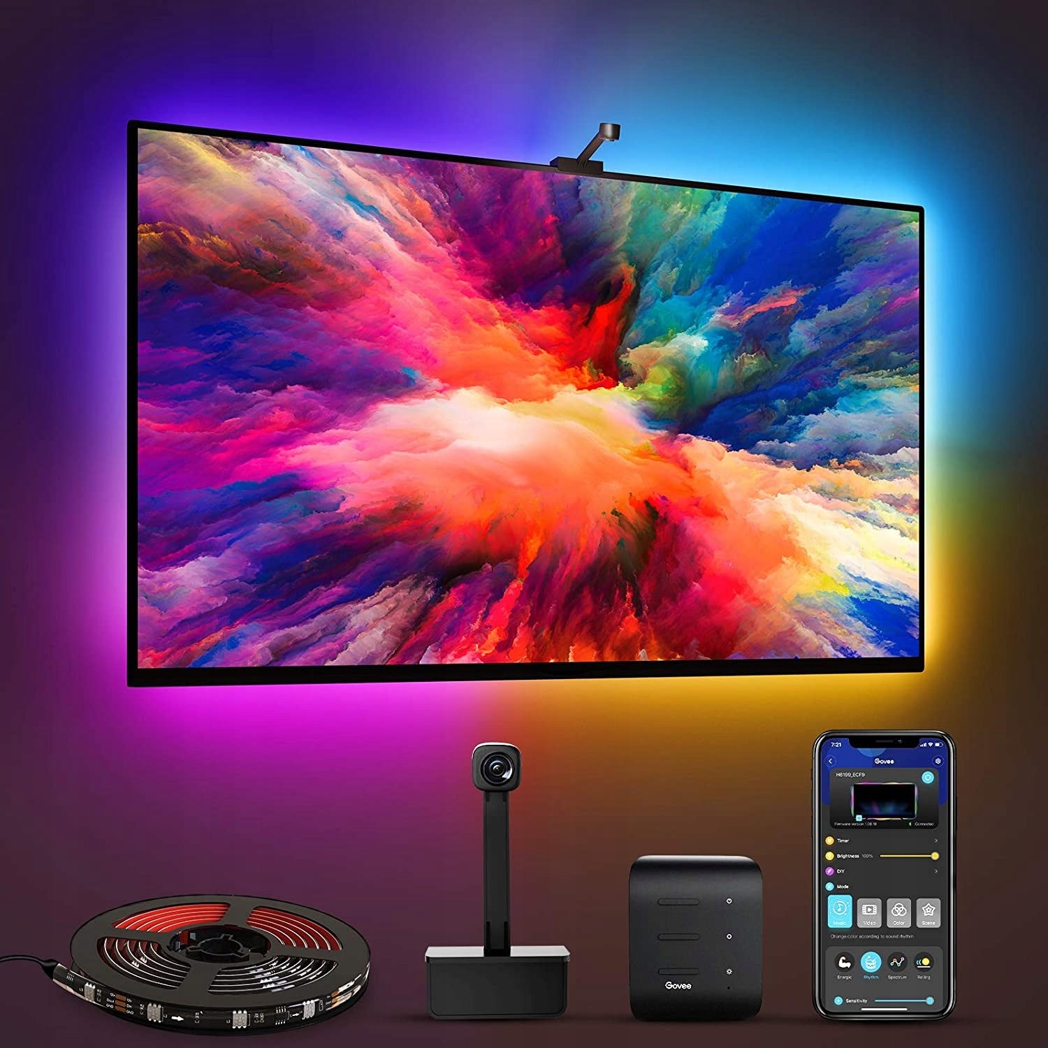 Govee LED TV Backlight 55"-65" H6199 Dreamview T1 Wi-Fi Bluetooth Manufacturer code H6199