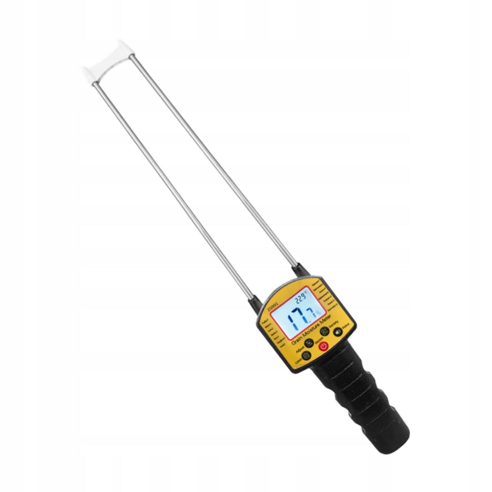 Grain Moisture Meter Double Measuring Probe Analyzer LCD Backlit Display Brand no brand