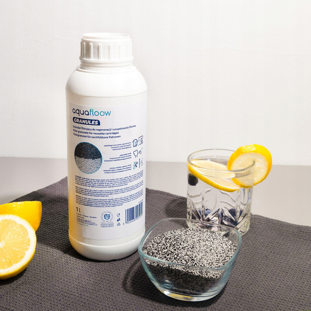 Granule granules for filter cartridges for filter jug Aarke 1l Brand AquaFloow
