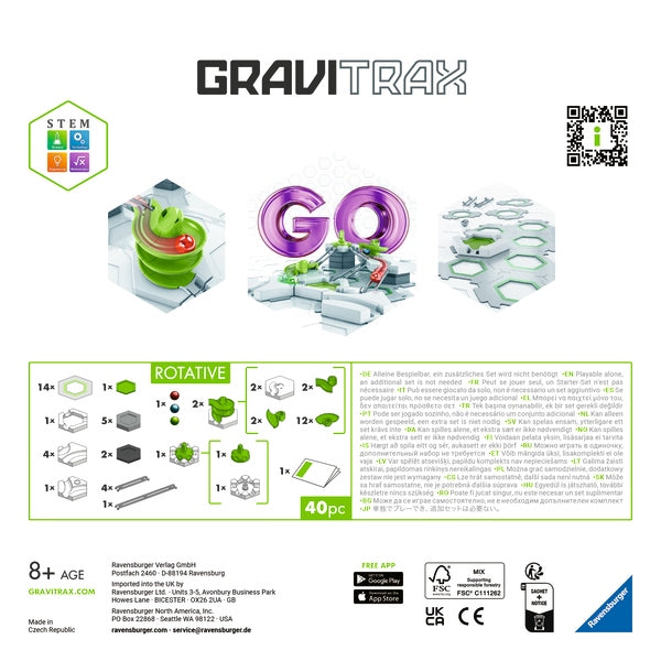 GraviTrax GO Rotative ball track 237036 Ravensburger Packaging status original