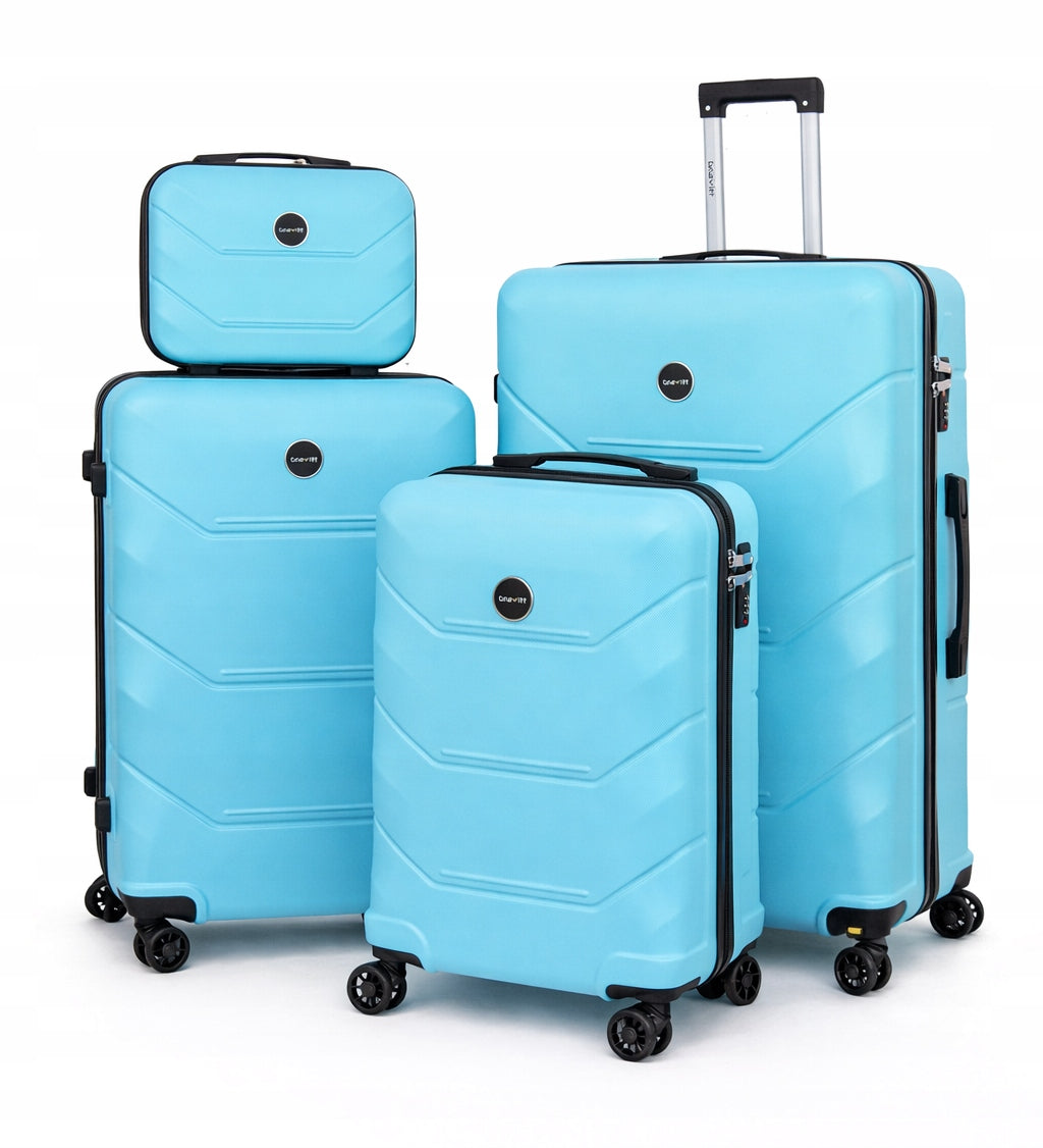 Gravitt 2552 suitcase set 4in1 large medium small trunk ABS combination lock Packaging status original