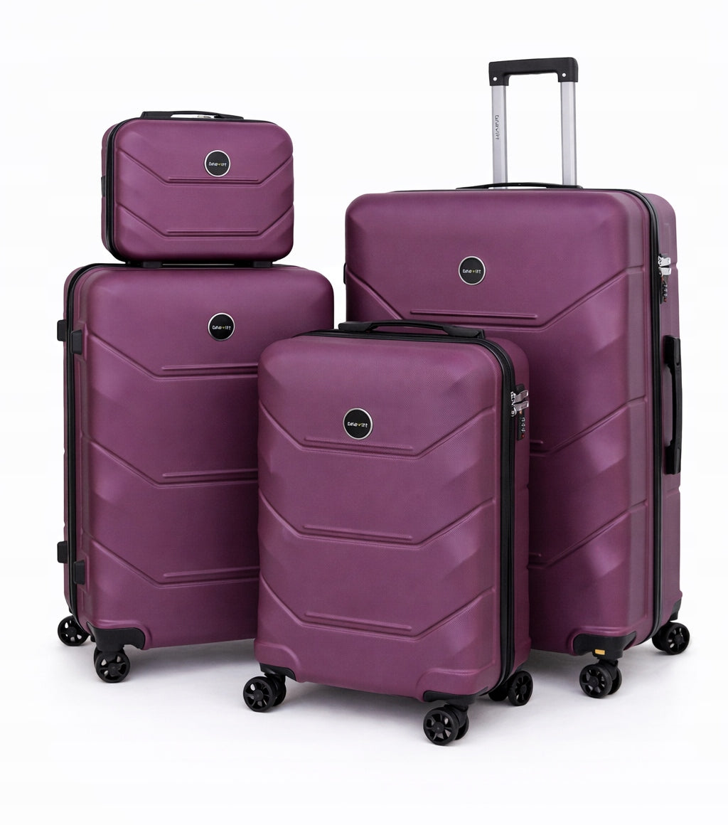 Gravitt 2552 suitcase set 4in1 large medium small trunk ABS combination lock
