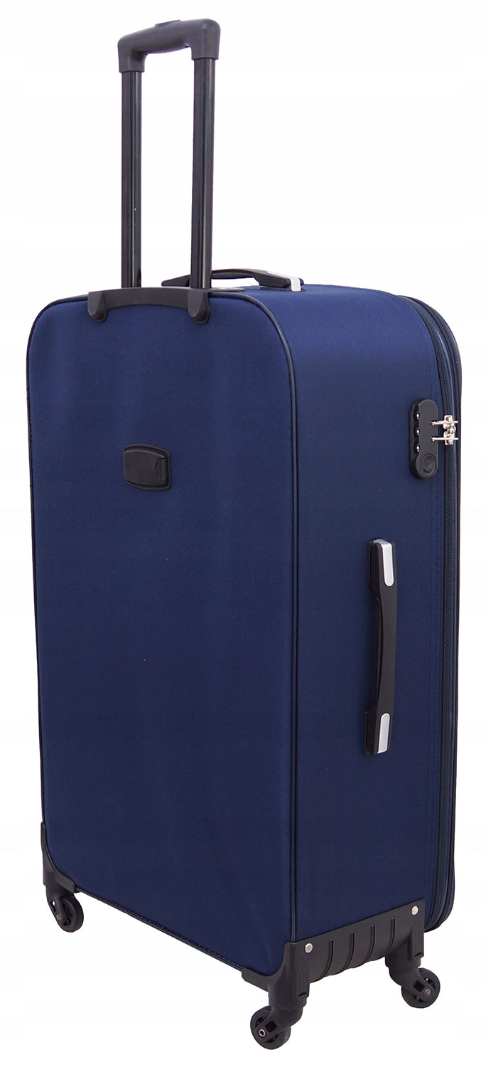 Gravitt 904-01 Large Material Suitcase 100l 4 Wheels Combination Lock Manufacturer code 904/D/NAVY