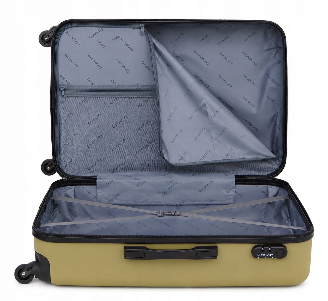Gravitt Large ABS Hard Case 602 TRAVEL ON WHEELS Manufacturer code 602G