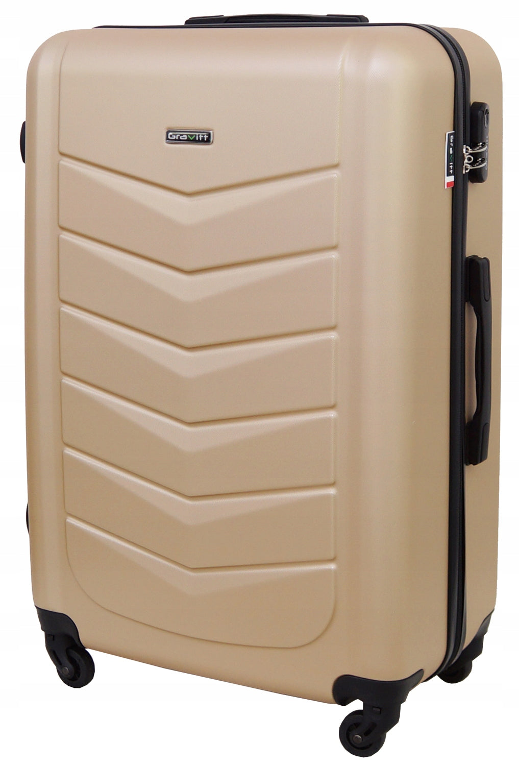 Gravitt Suitcase hard medium ABS 602 TRAVEL ON WHEELS Kind hard