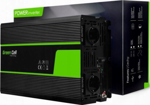 Green Cell 12V to 230V Modified Sine Wave 2000W