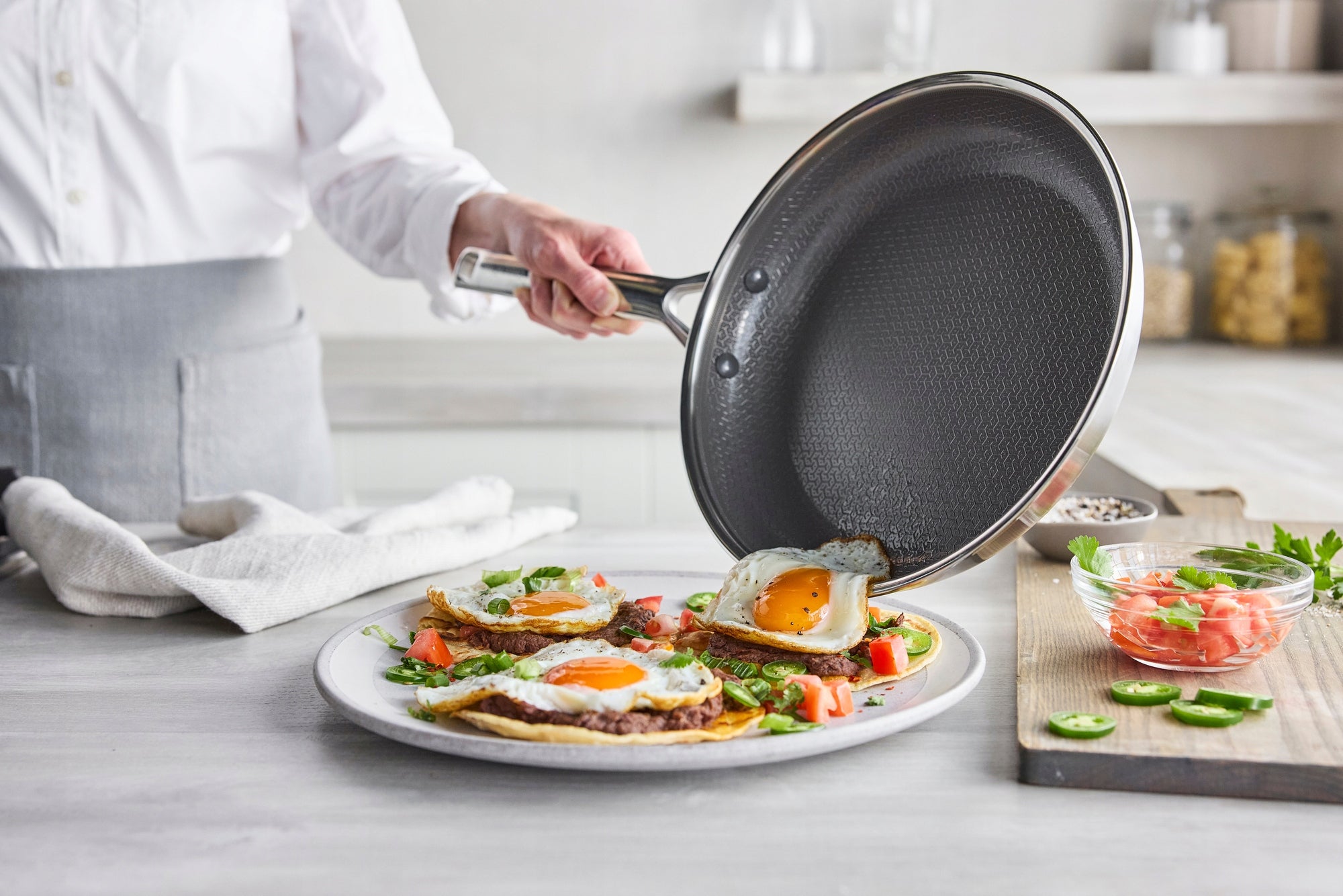 GreenPan Apex Pan 28cm Ceramic Honeycomb Brand GreenPan