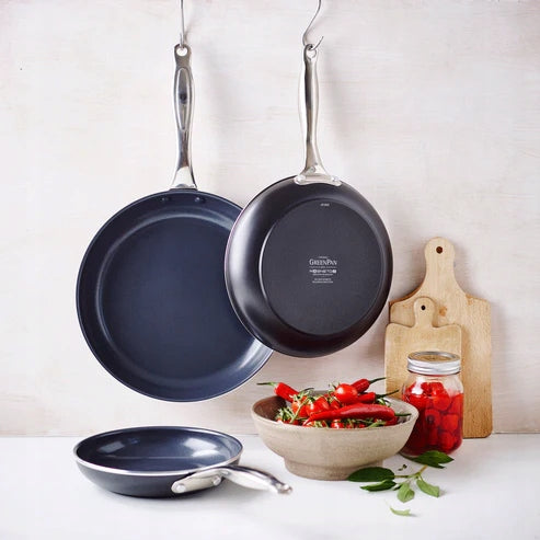 GreenPan Brussels wok large deep frying pan 28 non-stick induction Diameter 28 cm