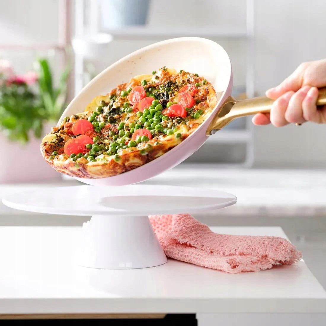 GreenPan Padova Reserve 2-Piece Frypan Set 20+26cm Quartz Pink Brand GreenPan