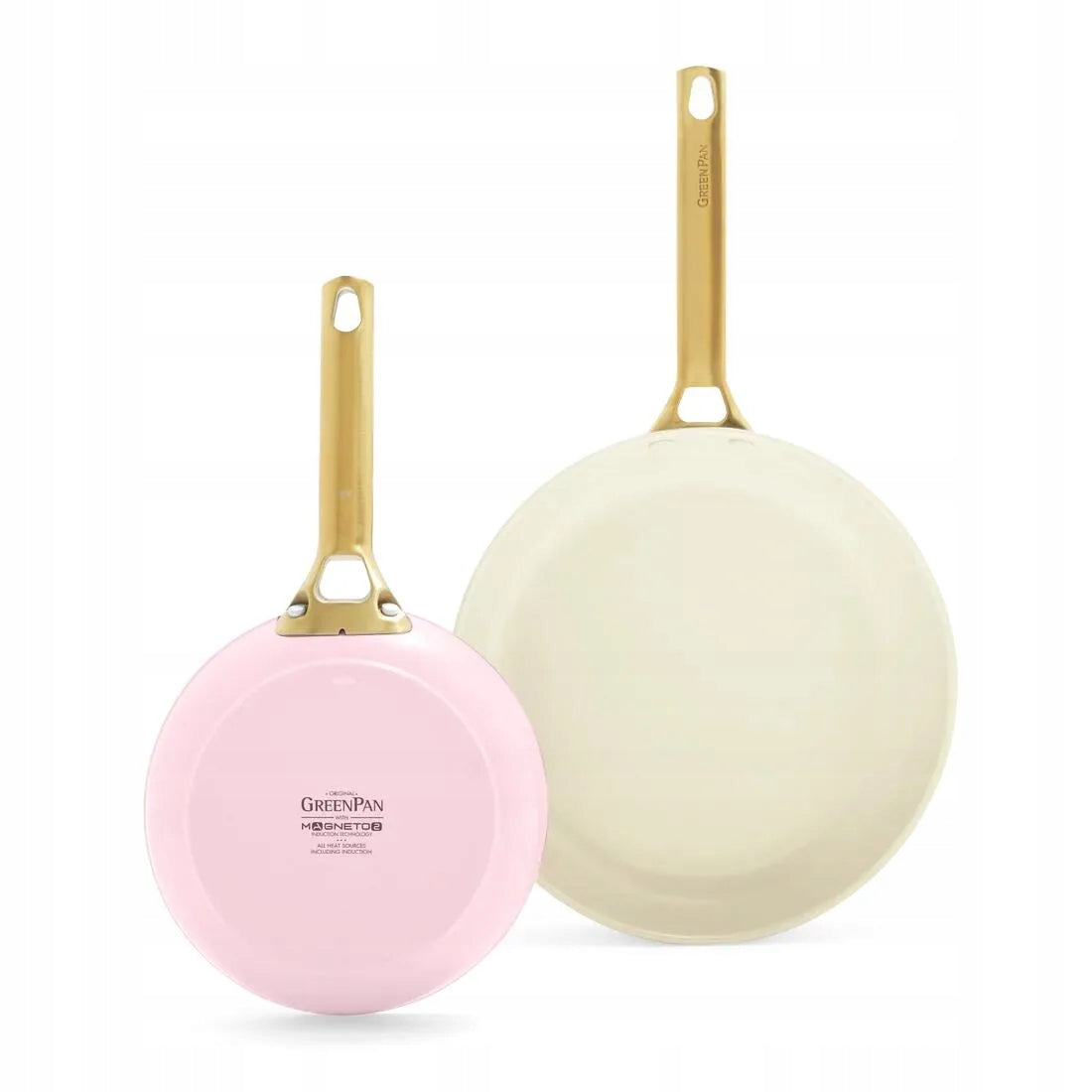 GreenPan Padova Reserve 2-Piece Frypan Set 20+26cm Quartz Pink