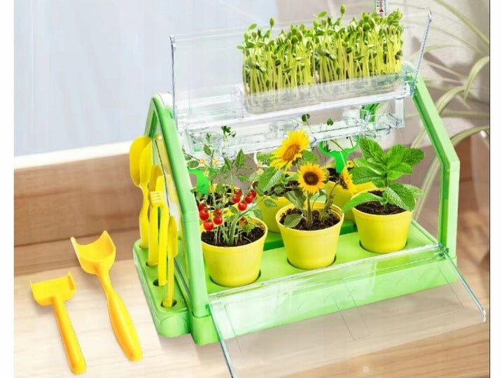 Greenhouse for Children Small Gardener Garden Plantation Irrigation Pots Manufacturer code SD336 Artl
