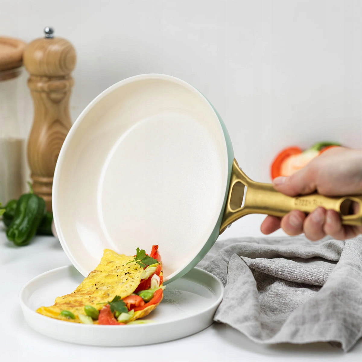 Greenpan Padova Set of 2 pans 20+26cm pastel green Manufacturer code CW-CC008488-001