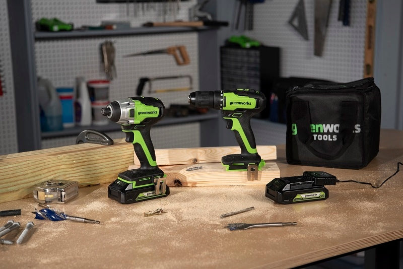 Greenworks 24 V battery+charger Brand Greenworks