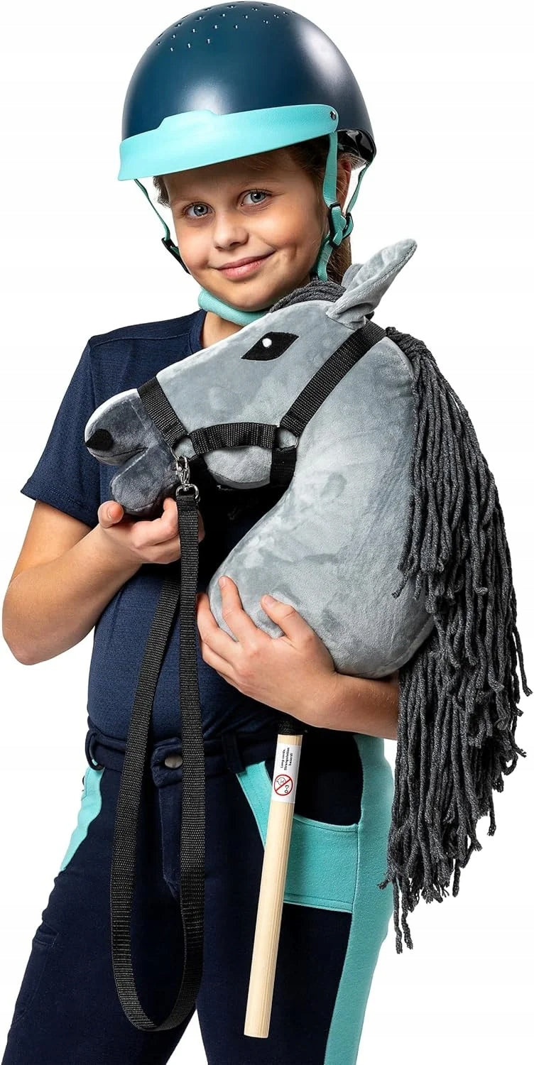 Grey A3 - Polish Hobby Horse - Horse on Stick - Horse on Stick - Skippi Product weight with unit packaging 0.65 kg