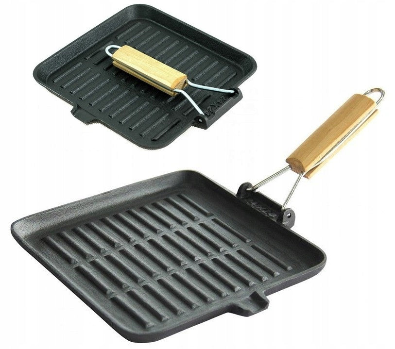 Grill pan Krisber 1 24 cm cast iron