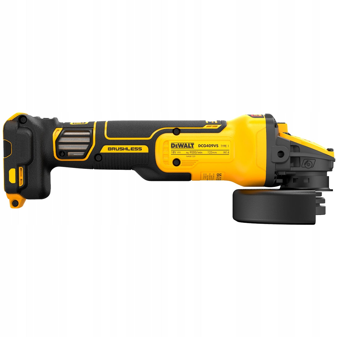 Grinding machine 125mm 18V 6-speed DeWALT DCG409VSN Kind angle grinder