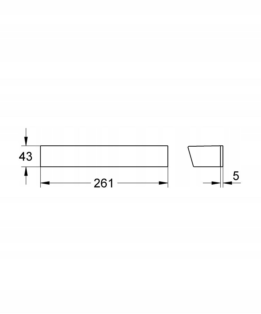 Grohe EasyReach shelf 18608001 Brand Grohe