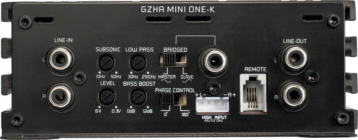 Ground Zero GZHA MINI ONE-K car amplifier mono 1 channel 1000W RMS Packaging status original