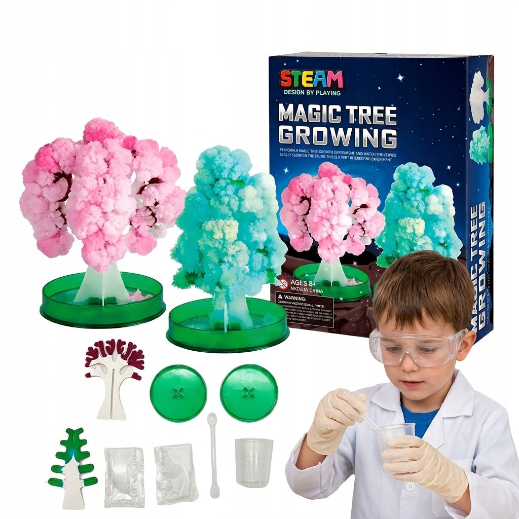 Growing Crystal Tree Set Small Chemist Experiments For Kids