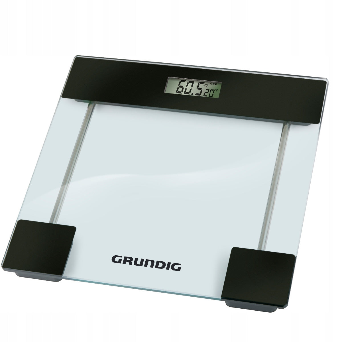 Grundig BATHROOM SCALE Electronic up to 180kg with thermometer display Packaging status original