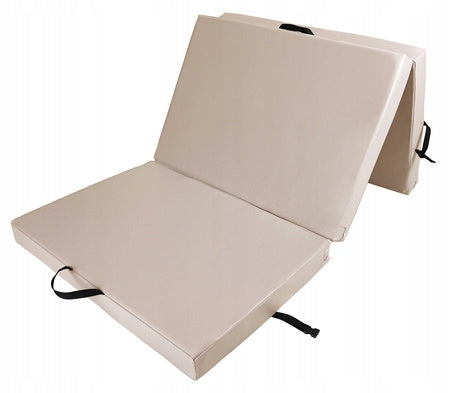 Gymnastic Mattress Folding 210x100x10 cm 3-Part Beige UNDERFIT Brand UNDERFIT