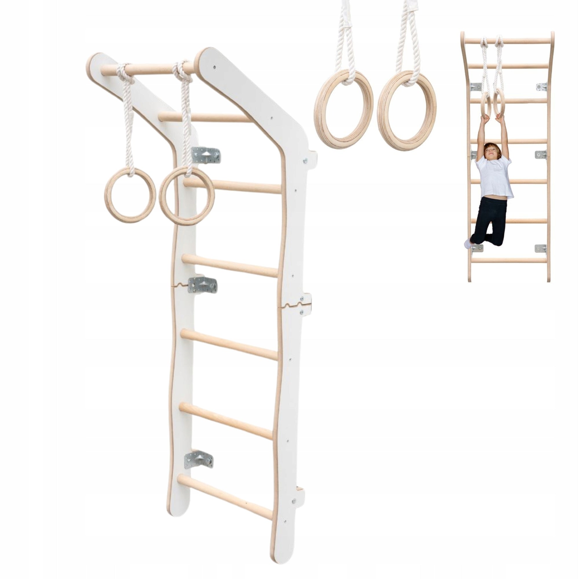 Gymnastic ladder | Climbing ladder + Gymnastic wheels, 0-6 years old