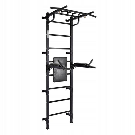 Gymnastic ladder Gamma Workout Grand with bar and handrails black Model Workout Grand