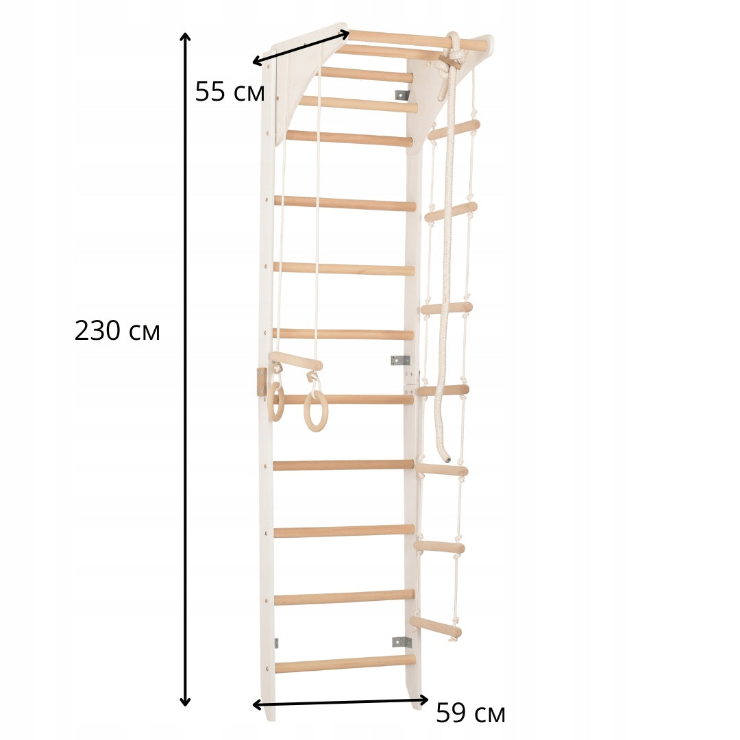 Gymnastic ladder RINAGYM SPR C 230 cm white adjustable bar Packaging status original