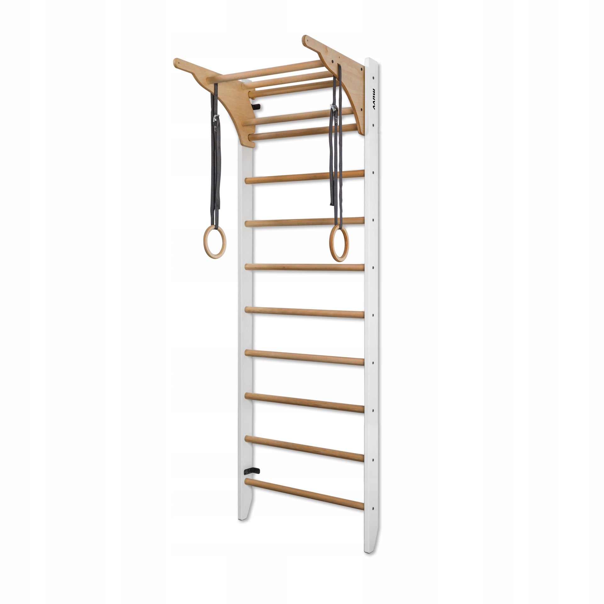 Gymnastic ladder adjustable bar not only for children 240 white MUVV Packaging status original