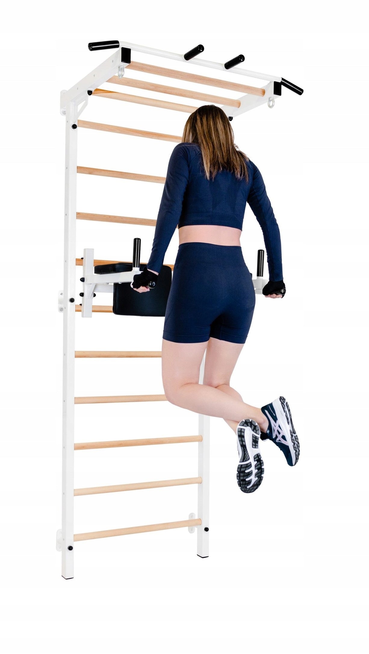 Gymnastic ladder steel handrail dip bar for home exercise Packaging status original