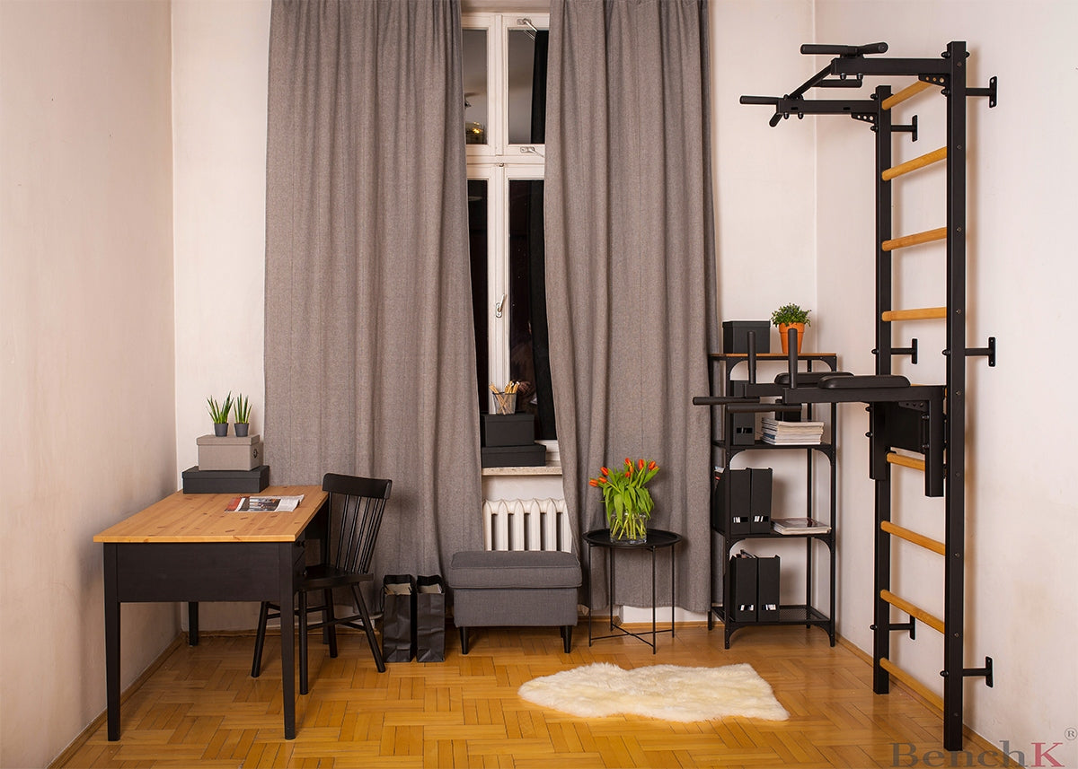 Gymnastic ladder with bar + handrail BenchK Brand BenchK