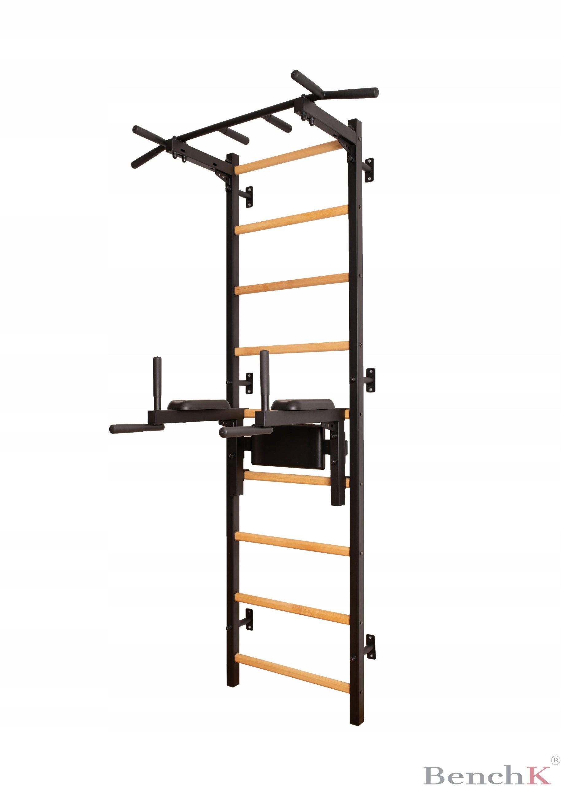 Gymnastic ladder with bar + handrail BenchK