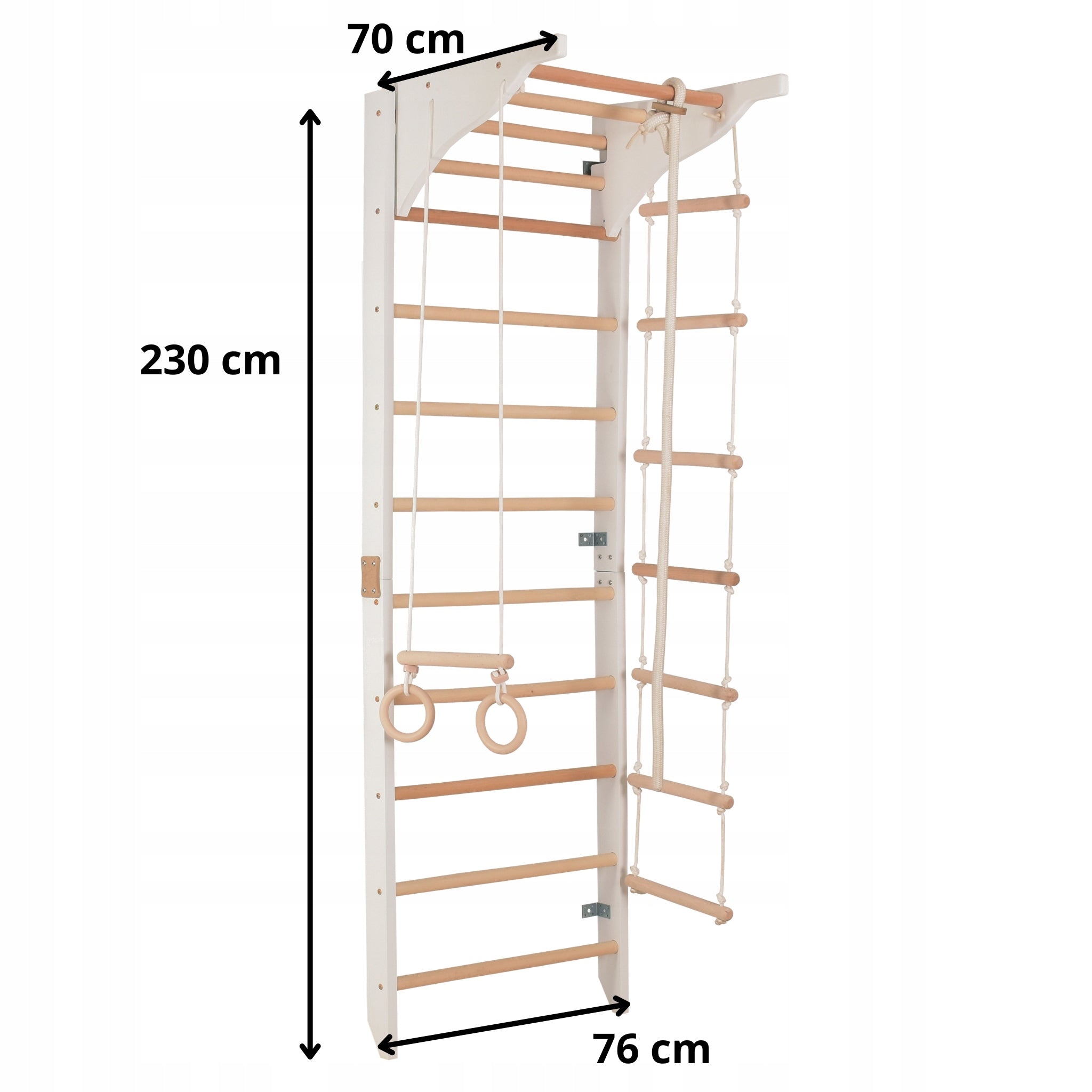 Gymnastic ladder with handrails and removable bar model PRO 2 Packaging status original