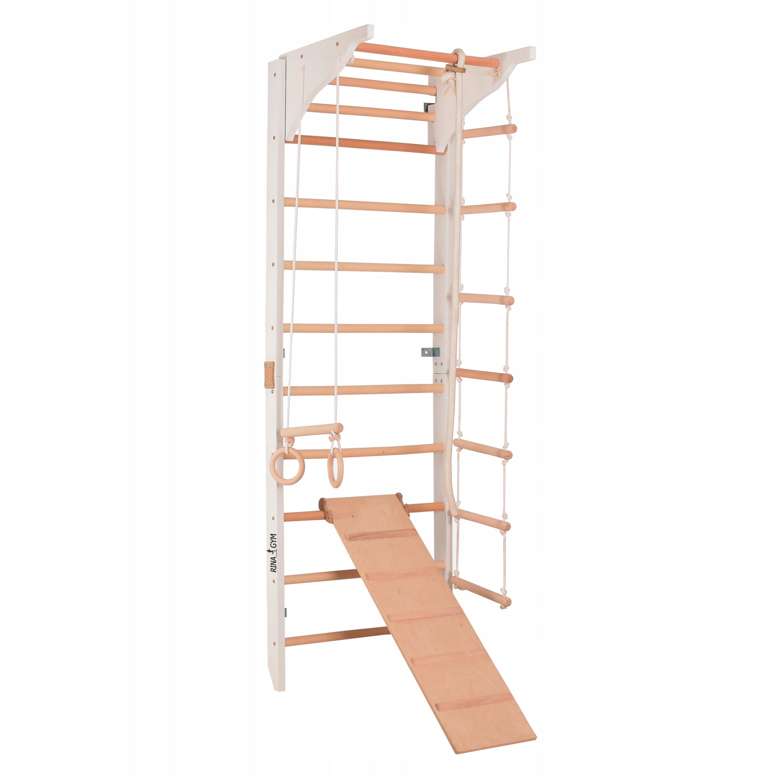 Gymnastic ladder with handrails and removable bar model PRO 3
