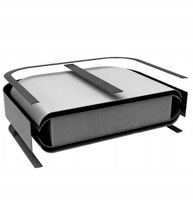 Gymnastic mat AIRTRACK 400x100x10 cm BLACK Folding PUMP BAG Manufacturer code G1367
