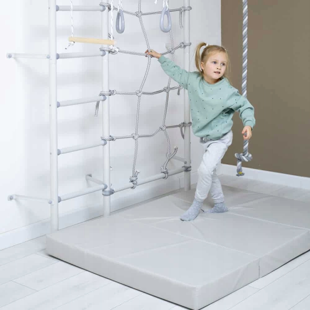 Gymnastic mattress Comet 150x100x10 three-piece PU grey Manufacturer code 5.021.10-p