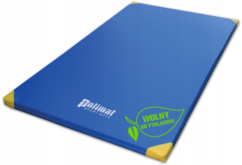Gymnastic mattress Polimat blue 200x120x5cm CERTIFICATE