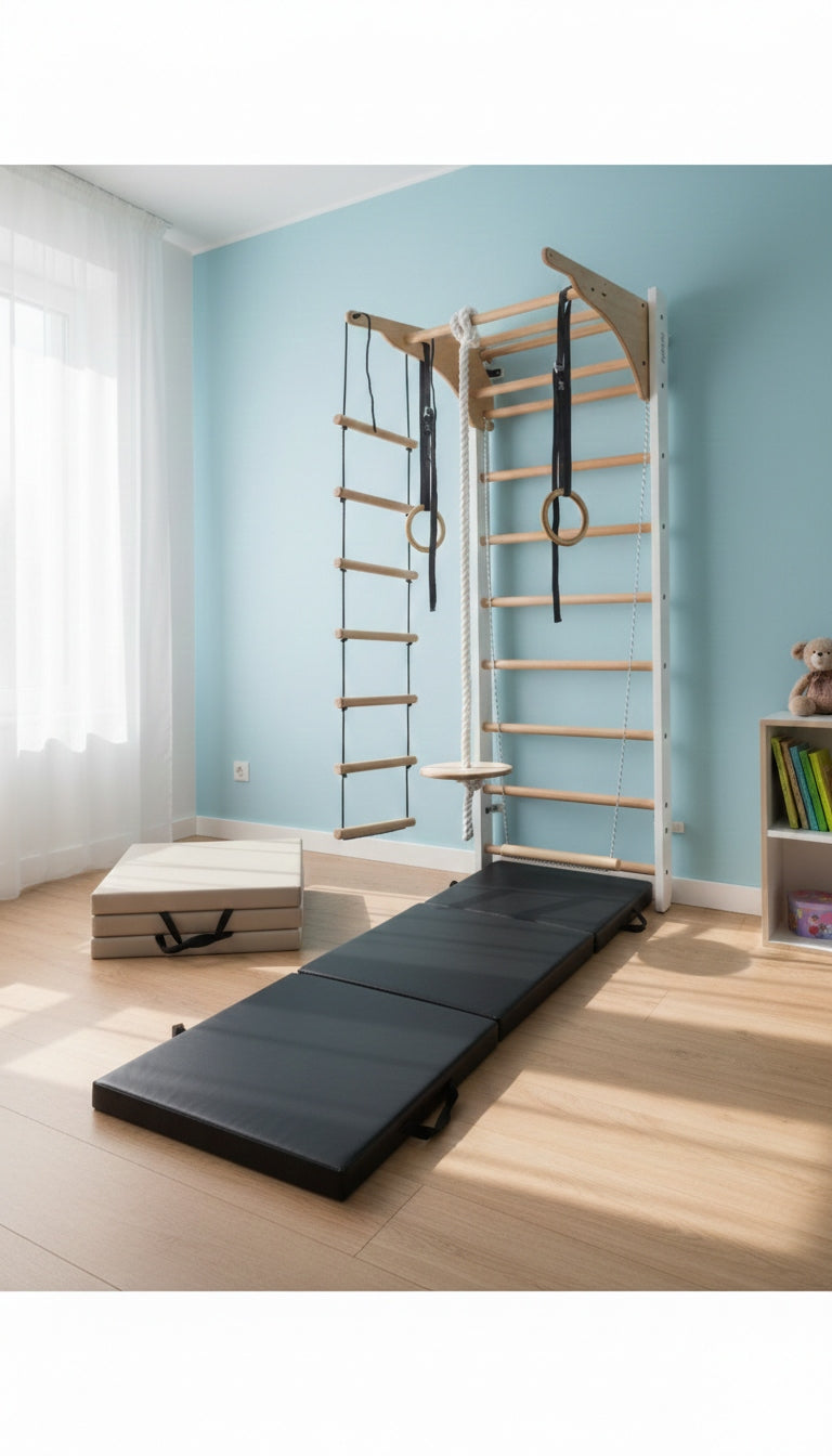Gymnastic mattress, mat - 180x60x6 black - MUVV